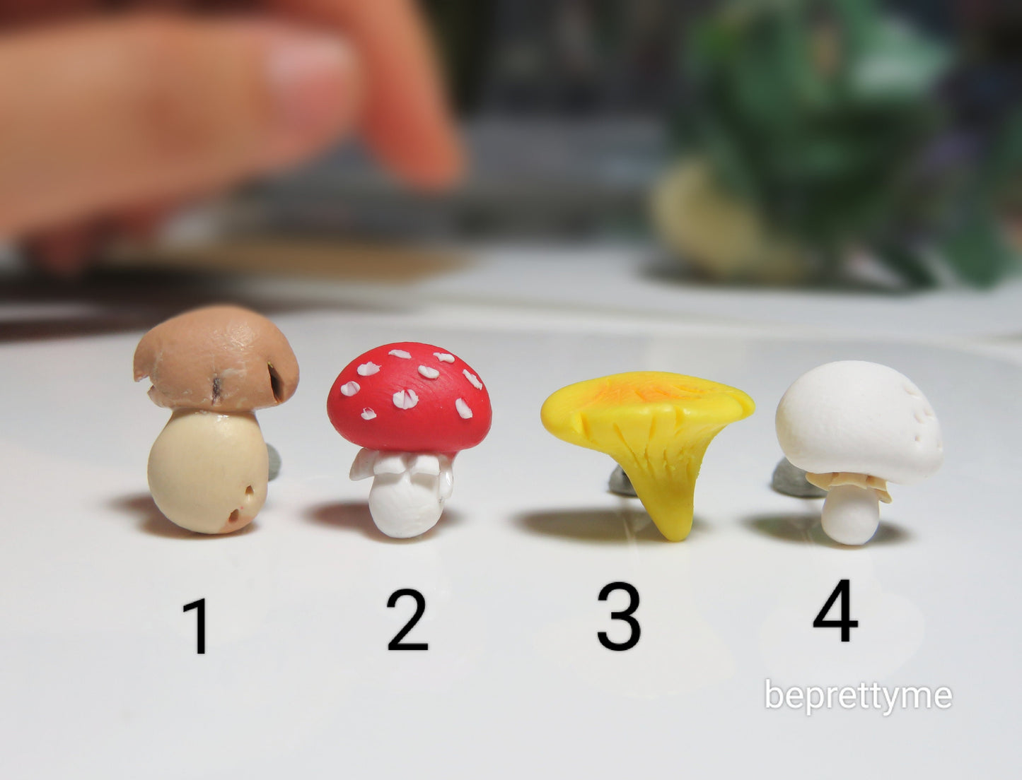 Cute Mushroom Stud Earrings