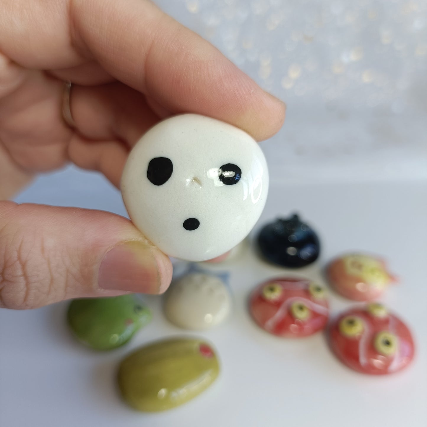 Cute Magnet. Ceramic Fridge Magnets. Handmade Pottery. Beautiful Collectibles. Special Gift for Loved Ones