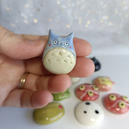 Cute Magnet. Ceramic Fridge Magnets. Handmade Pottery. Beautiful Collectibles. Special Gift for Loved Ones