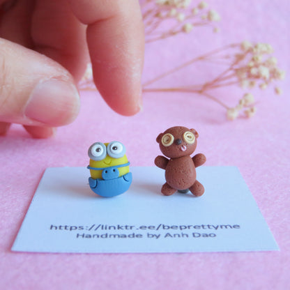 Minion Stud Earrings