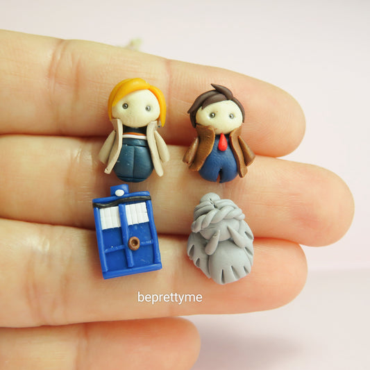 Sci-fi Character Earrings