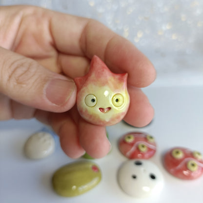 Cute Magnet. Ceramic Fridge Magnets. Handmade Pottery. Beautiful Collectibles. Special Gift for Loved Ones